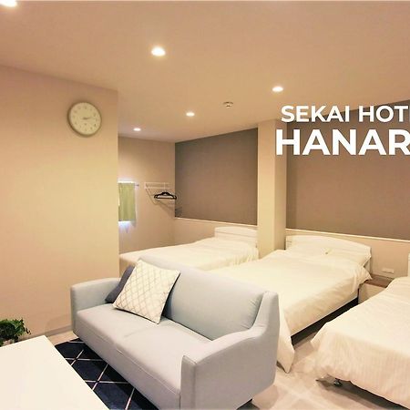 Sekai Hotel Mangetsu Осака Экстерьер фото